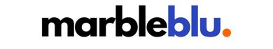 Logo for marbleblu of Connecticut. A marble repair and marble polishing company.