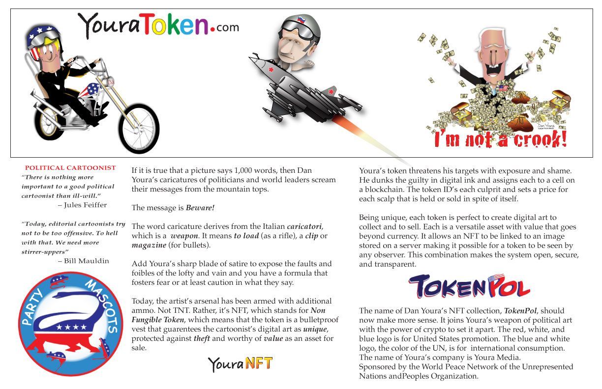 Collage of cartoon bikers and text about road safety, with a “I’m not a c” slogan on the right