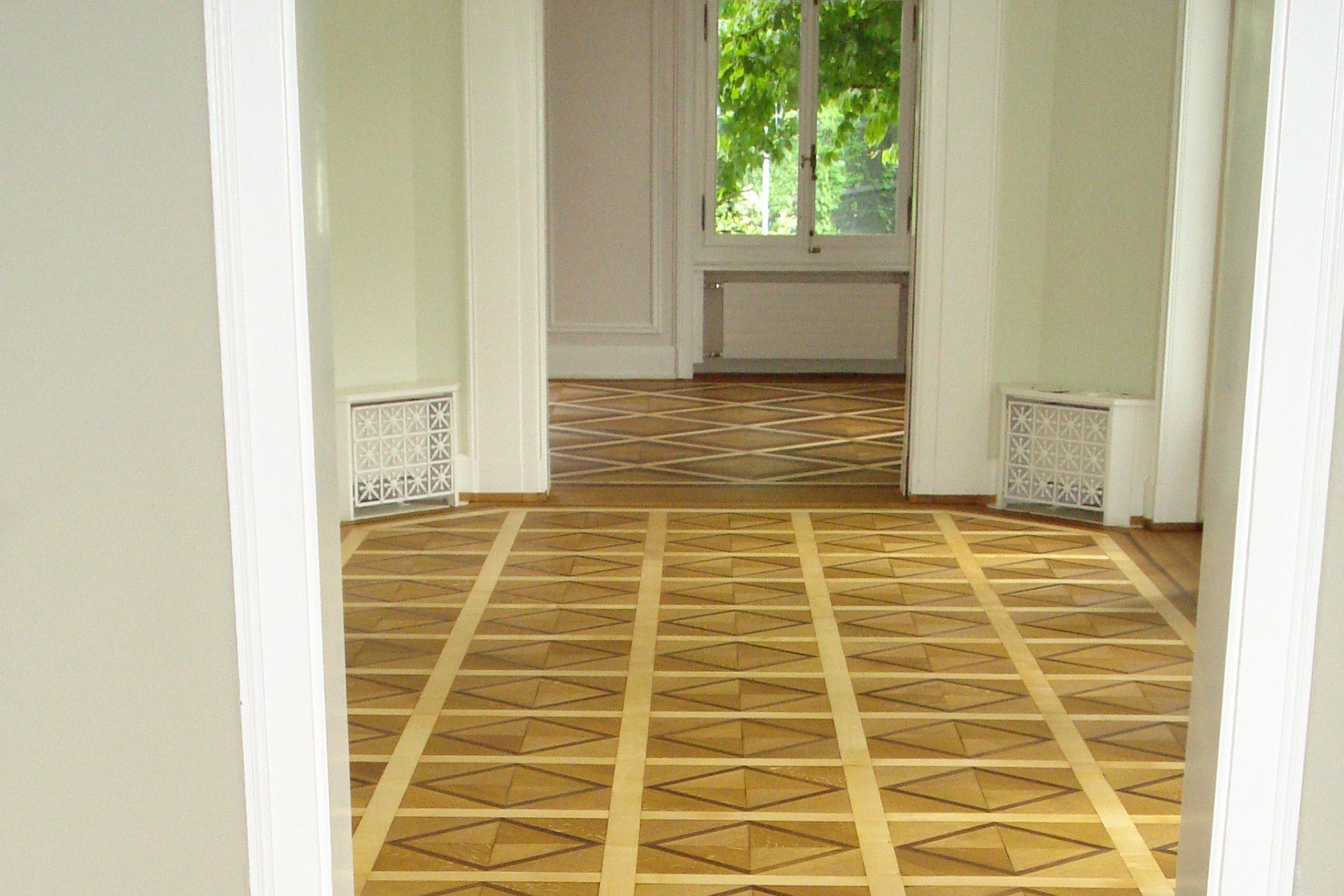 Ein schöner Parkett aus Holz