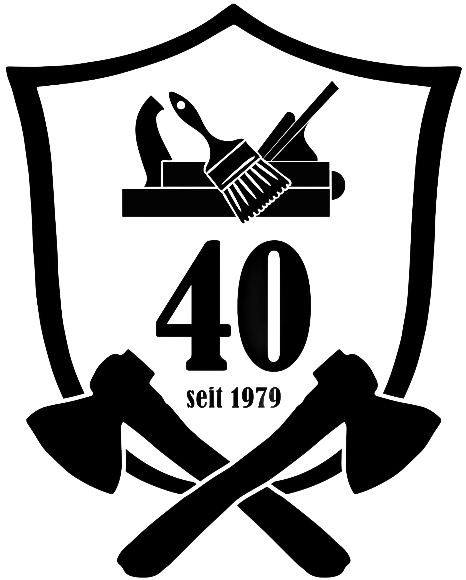 Ein Logo von Handwerkskollektiv zu ihrem 40 jährigen Jubiläum