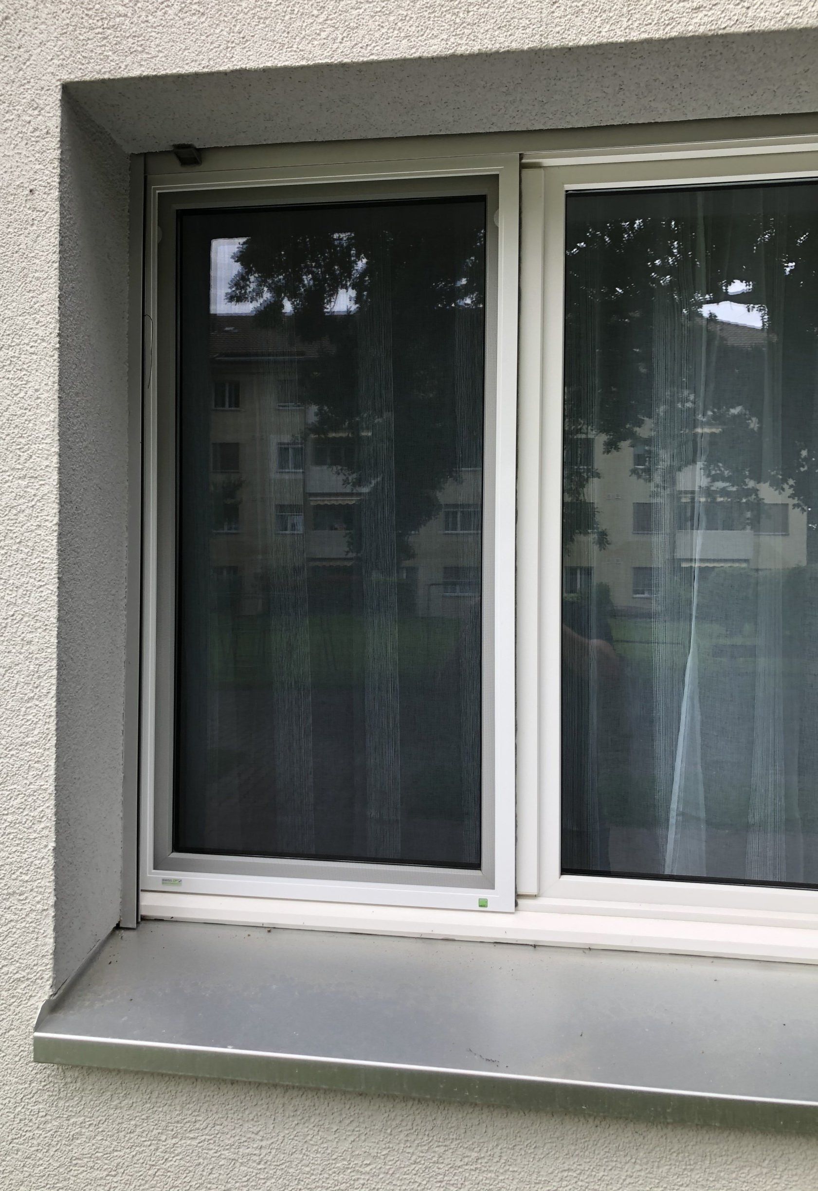 Nahaufnahme eines Spannrahmens