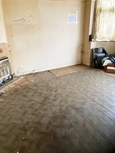 After Terry's House clearance have completey emptied the room Terry's House clearance have emptied the space including the carpet