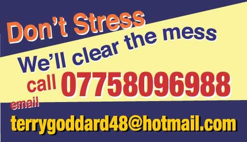 Image showing Terry's mobile number and his email Don't stress Terry will clear the mess. Showing his email address and his phone number
