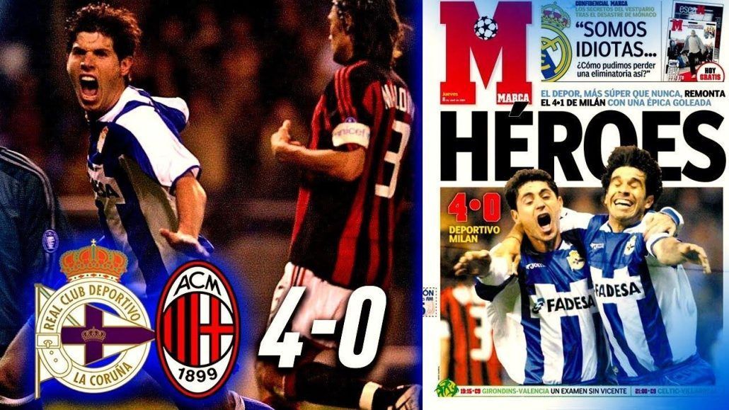 A couple of soccer players on the cover of a magazine