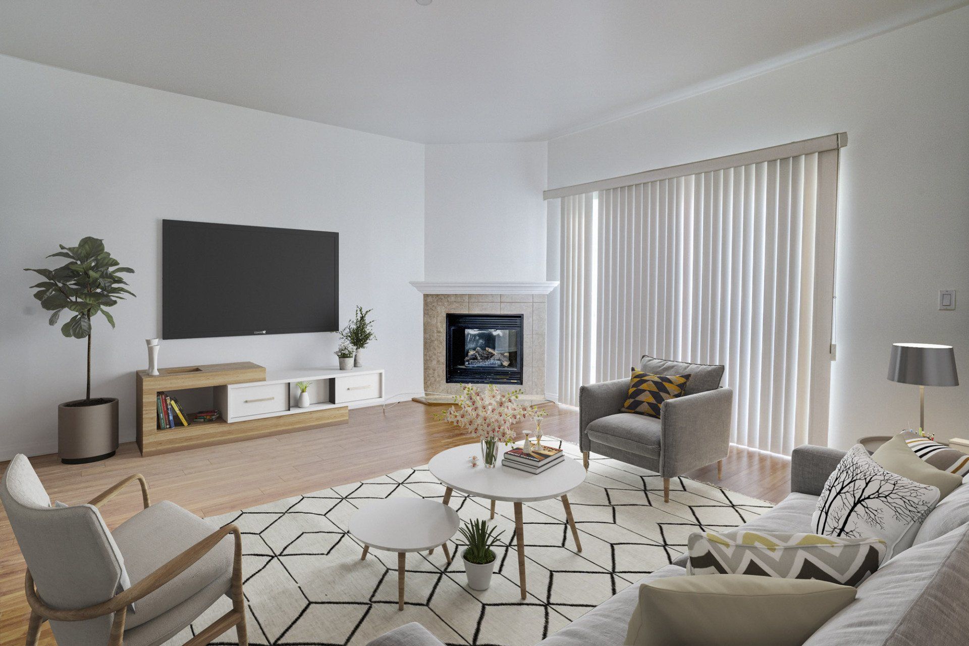 unit 202 living room