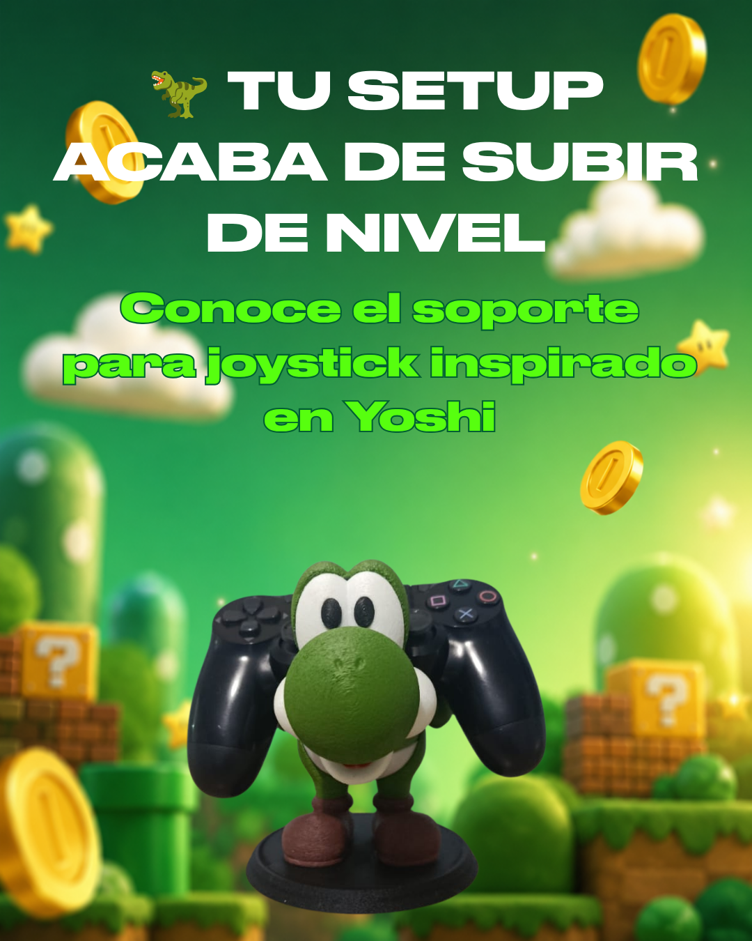 Soporte Joystick Yoshi