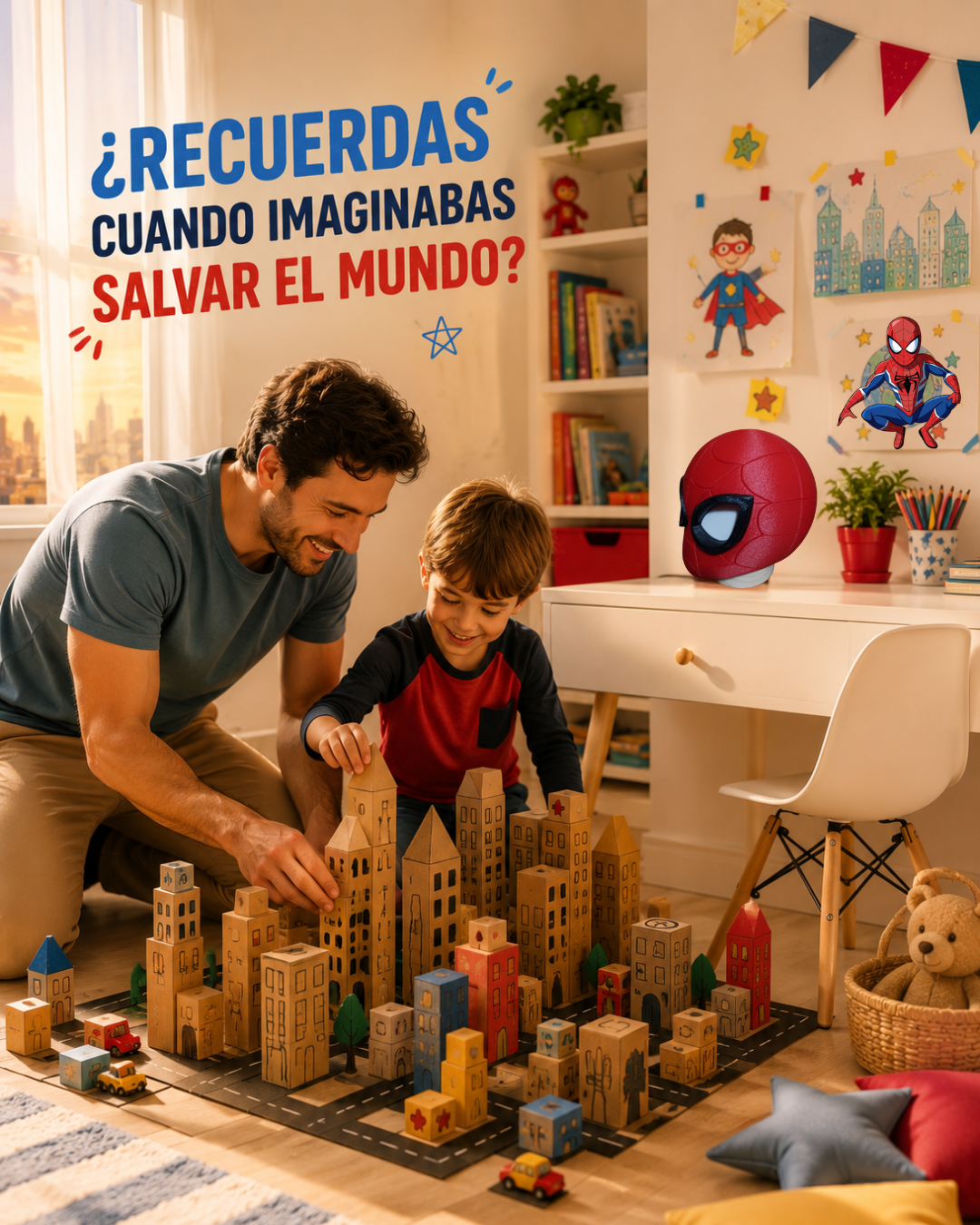 Lampara hombre araña-SPIDER MAN