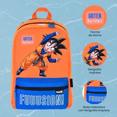 Mochila Reversible Gotenks - Dragon Ball Z
