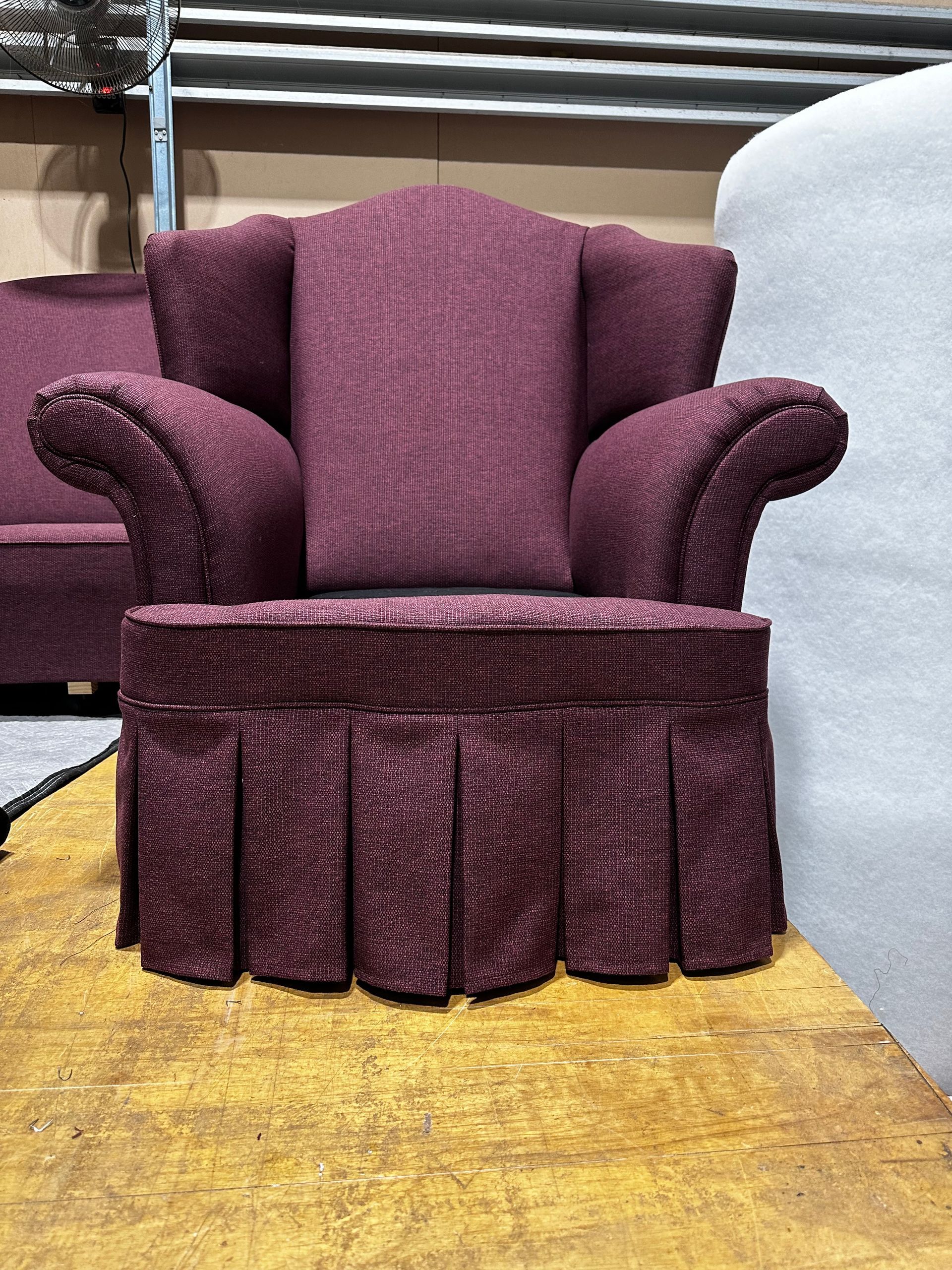 A Purple Couch Chair — Paulie's Upholstery in Edmonton, QLD