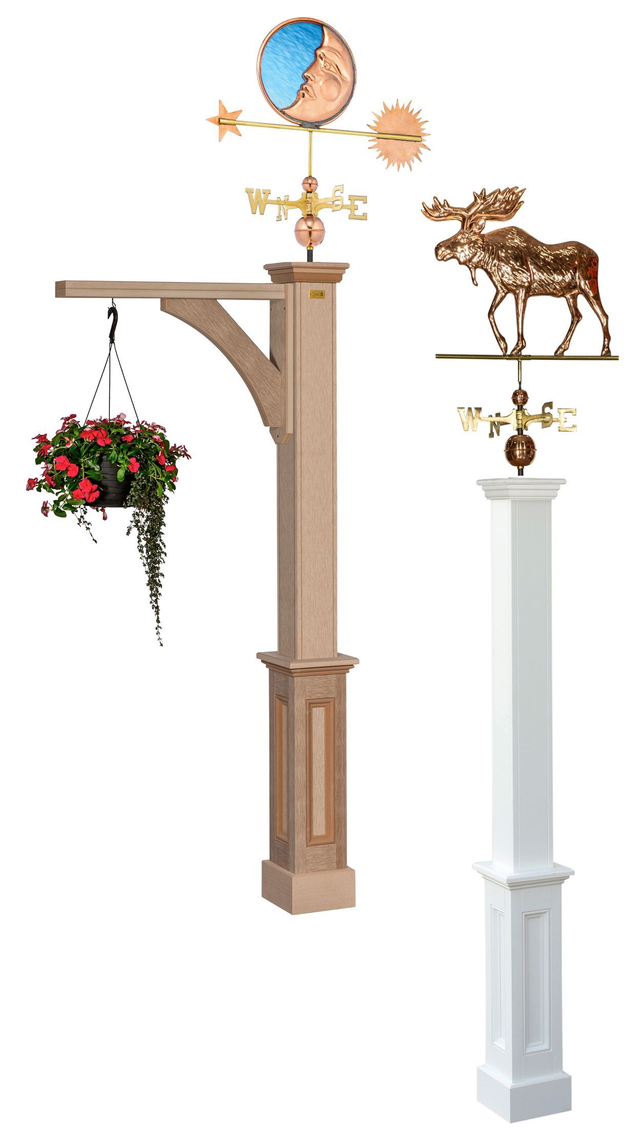 Lincoln Weathervane Post
