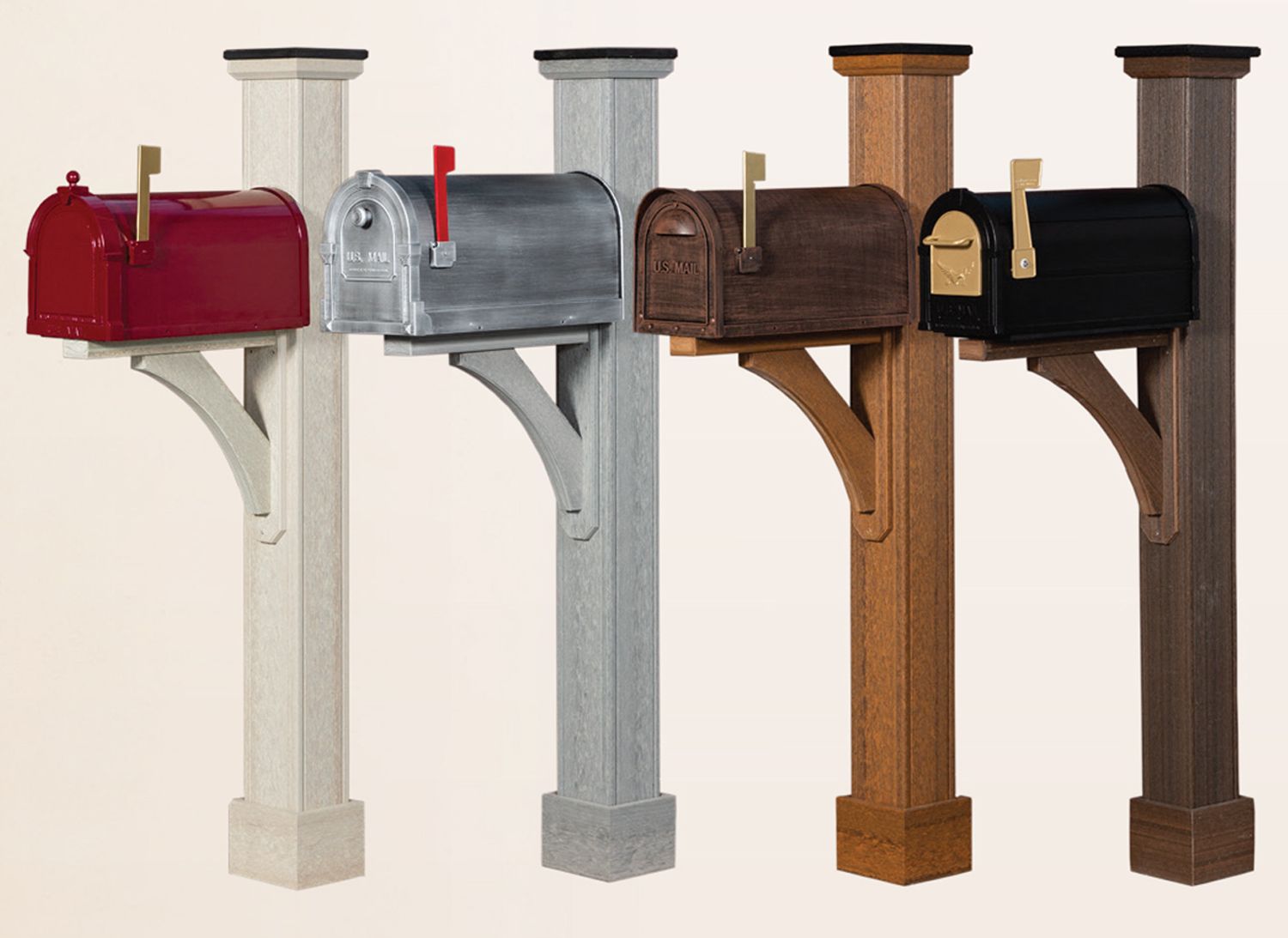 Royal Crowne: Authentic Amish Mailbox Posts