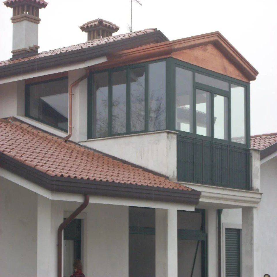 Veranda al primo piano