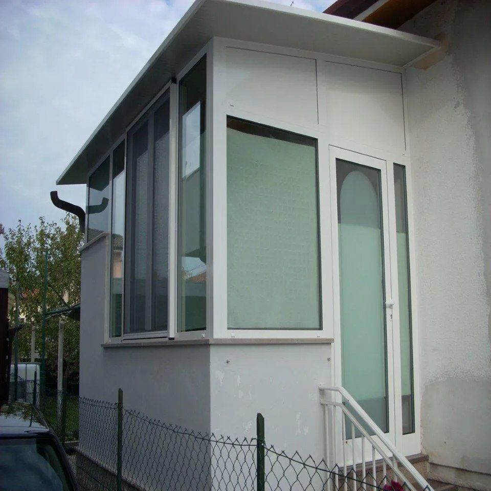 Veranda con oscuranti
