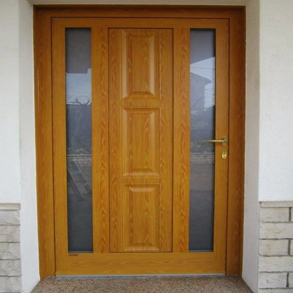 Porta d'ingresso in legno