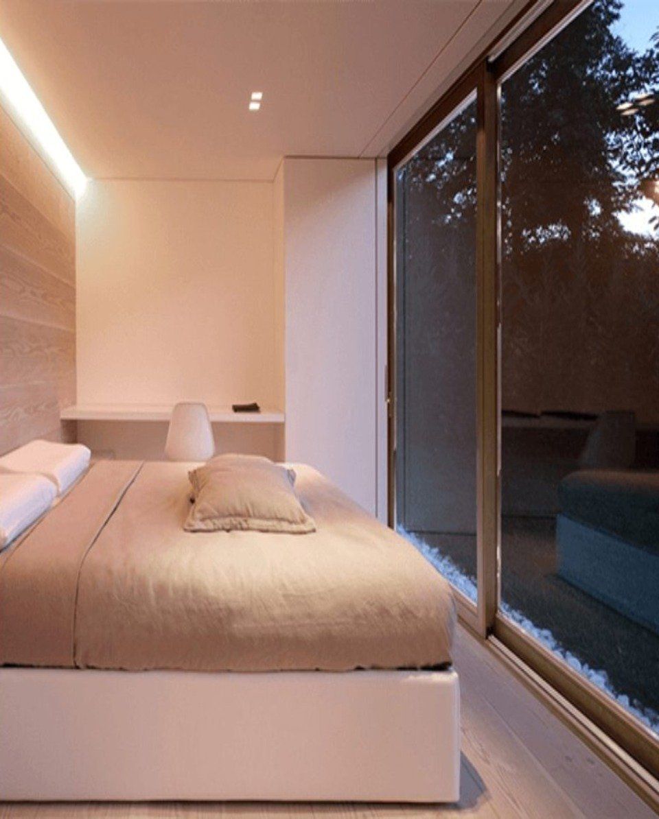 Vetrata nella camera da letto