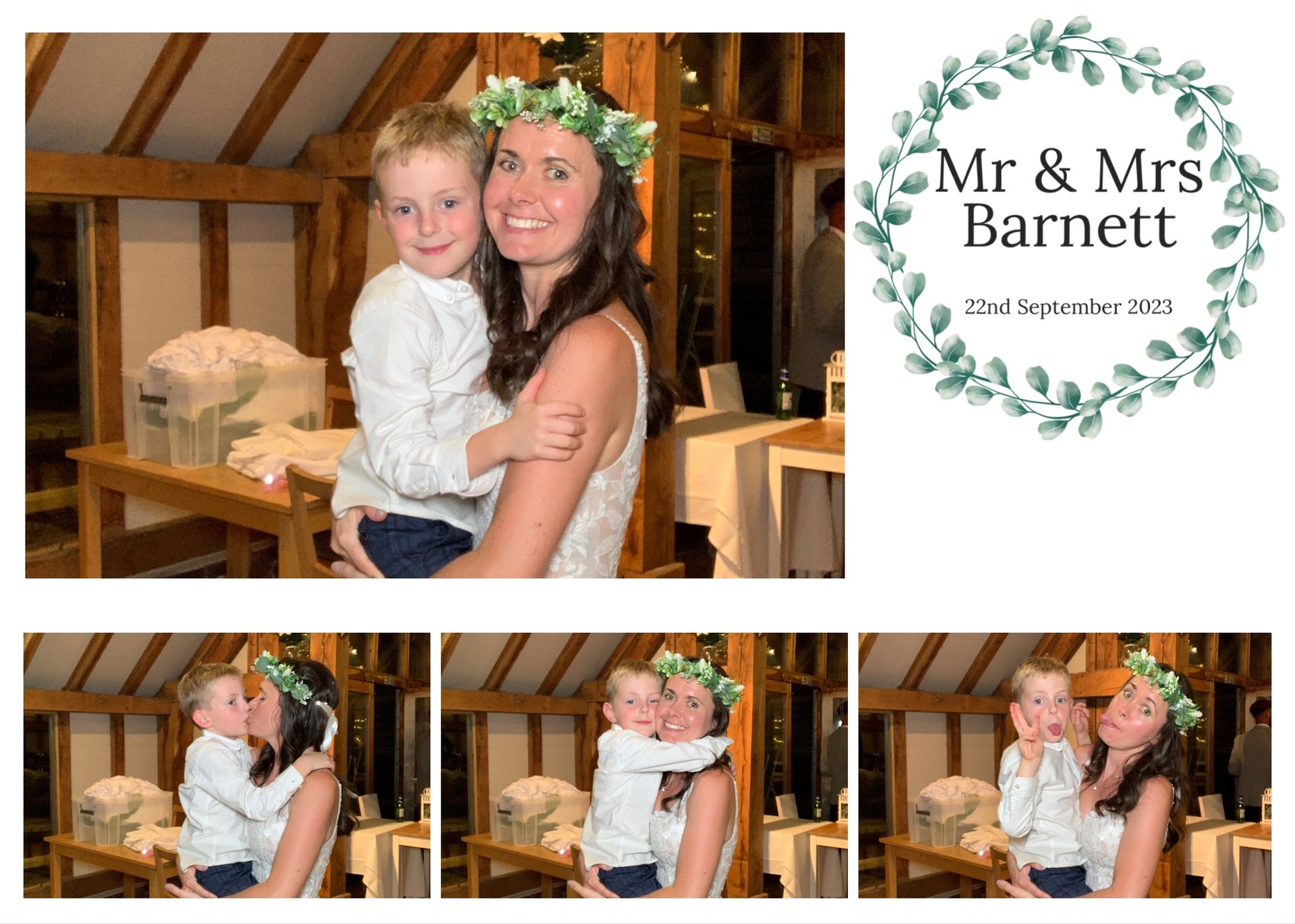 A wedding template design example