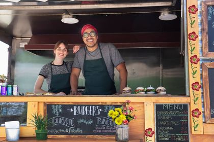 People Working In Food Truck — Lexington, SC — Cola Comm People Working In Food Truck — Lexington, SC — Cola Comm