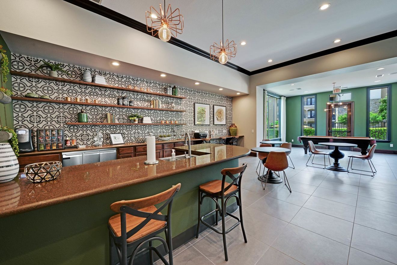Austin City Lights clubhouse bar