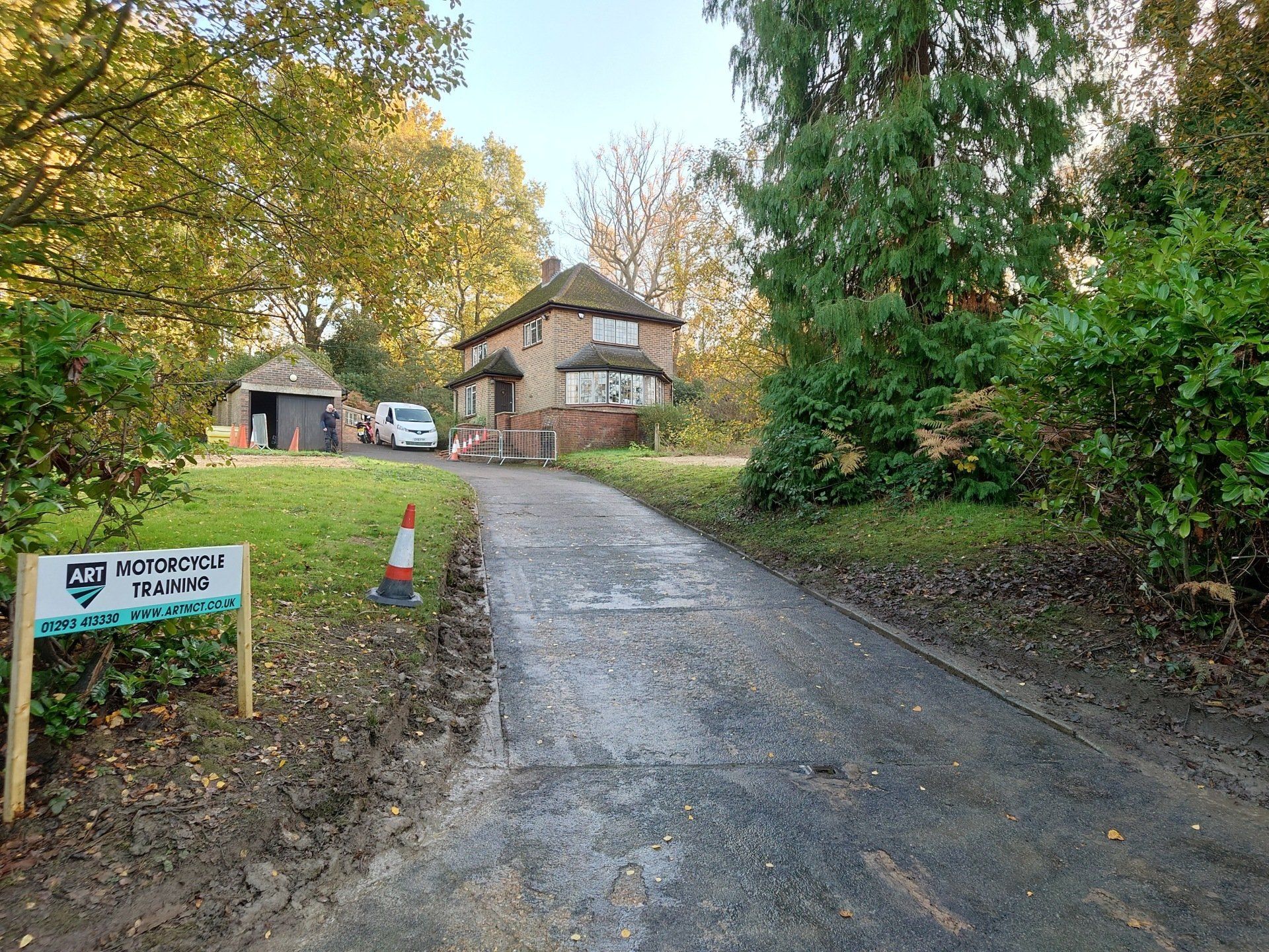 House and driveway