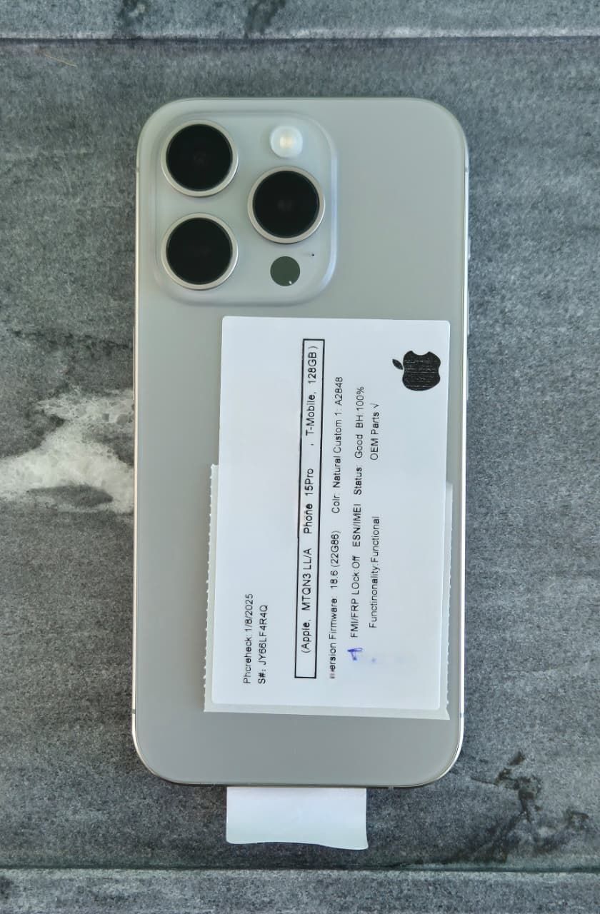 Apple iPhone 15 Pro (128GB) SWAP Americano