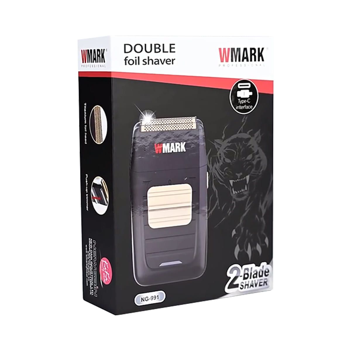 Wmark Double Foil Shaver Ng-991