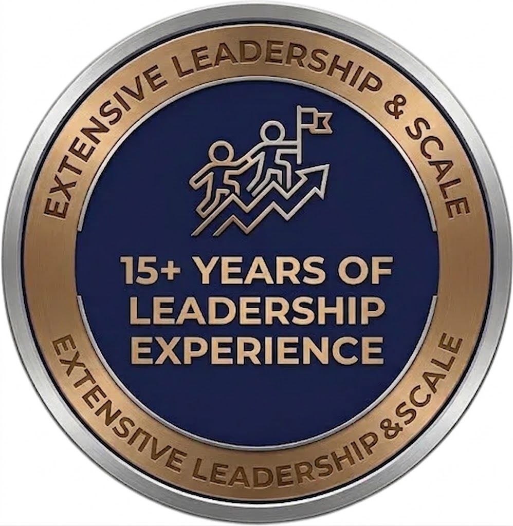13+ years of leadership experience