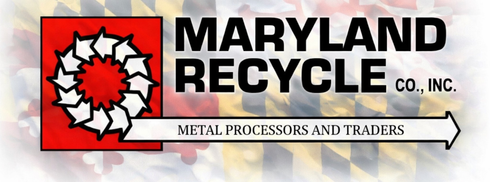 Maryland Recycle Co., Inc. logo with red gear icon and black text on a white background