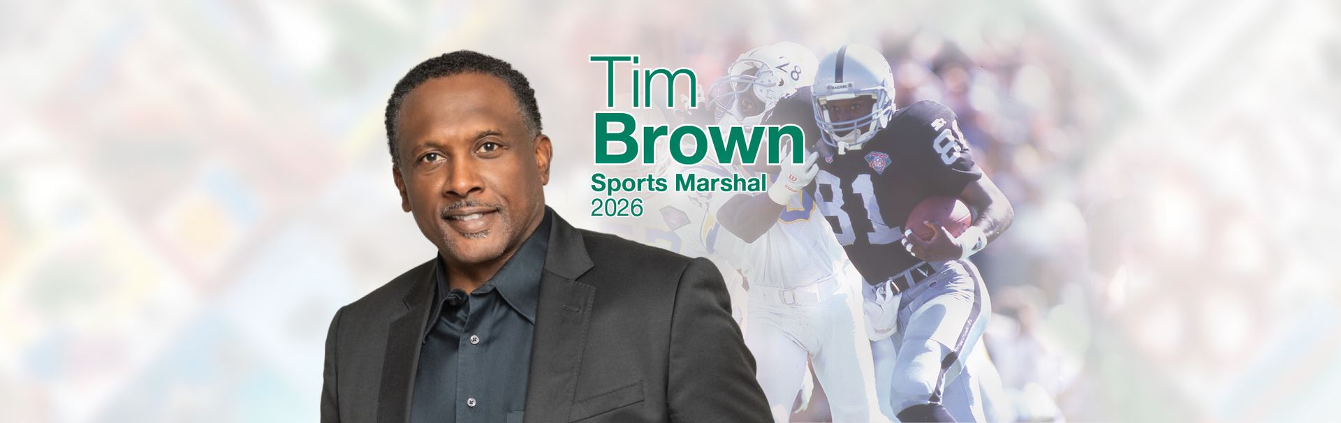 Tim Brown to Serve as 2026 Sports Marshal