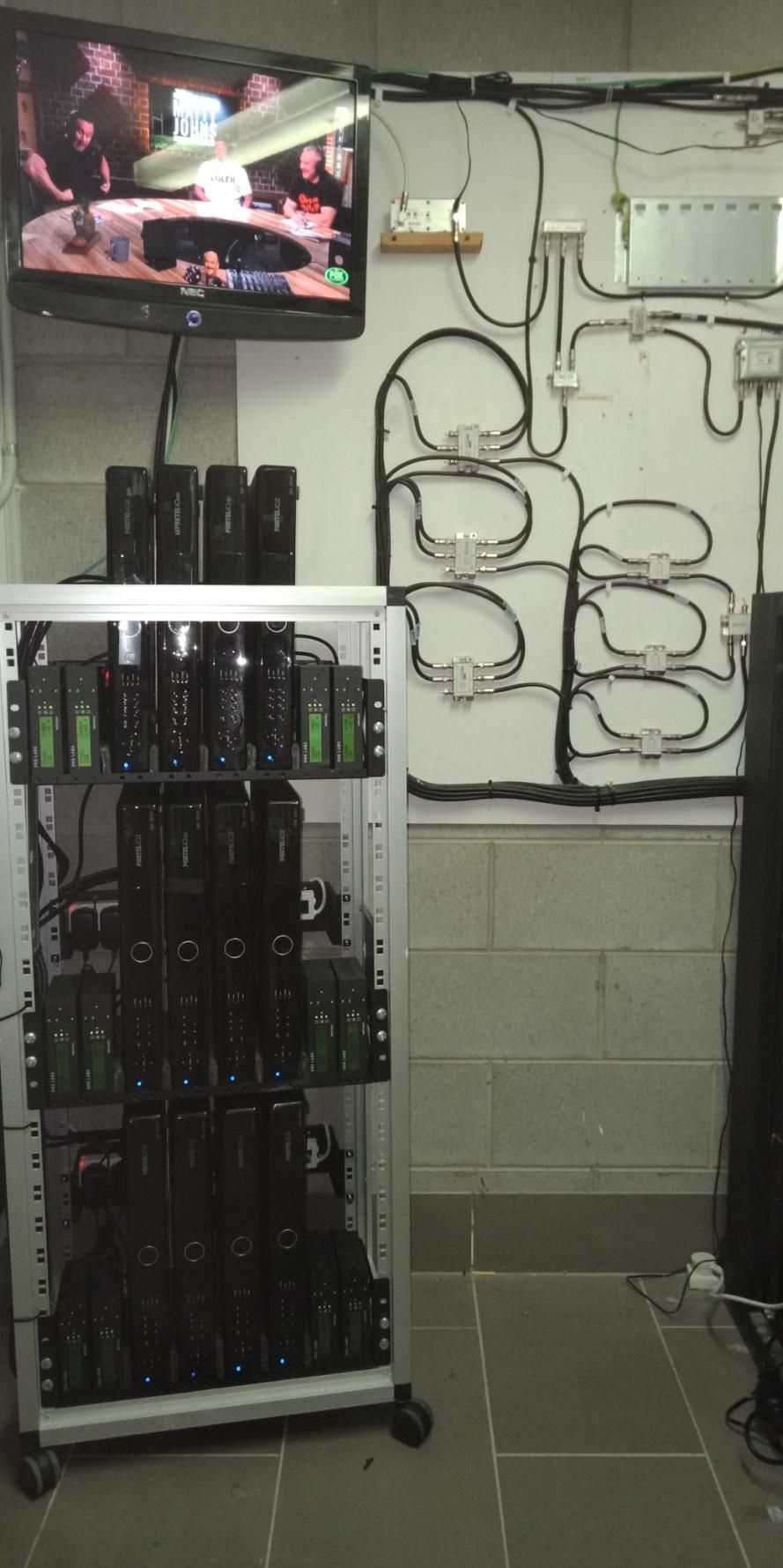 A Bunch Of Computers Are Sitting On A Rack In A Room — Laurence Capocchi Antenna Guy In Trinity Beach, QLD