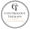Contrology Therapy logo with circular black border and gold tagline “Recover. Rejuvenate. Realign.”