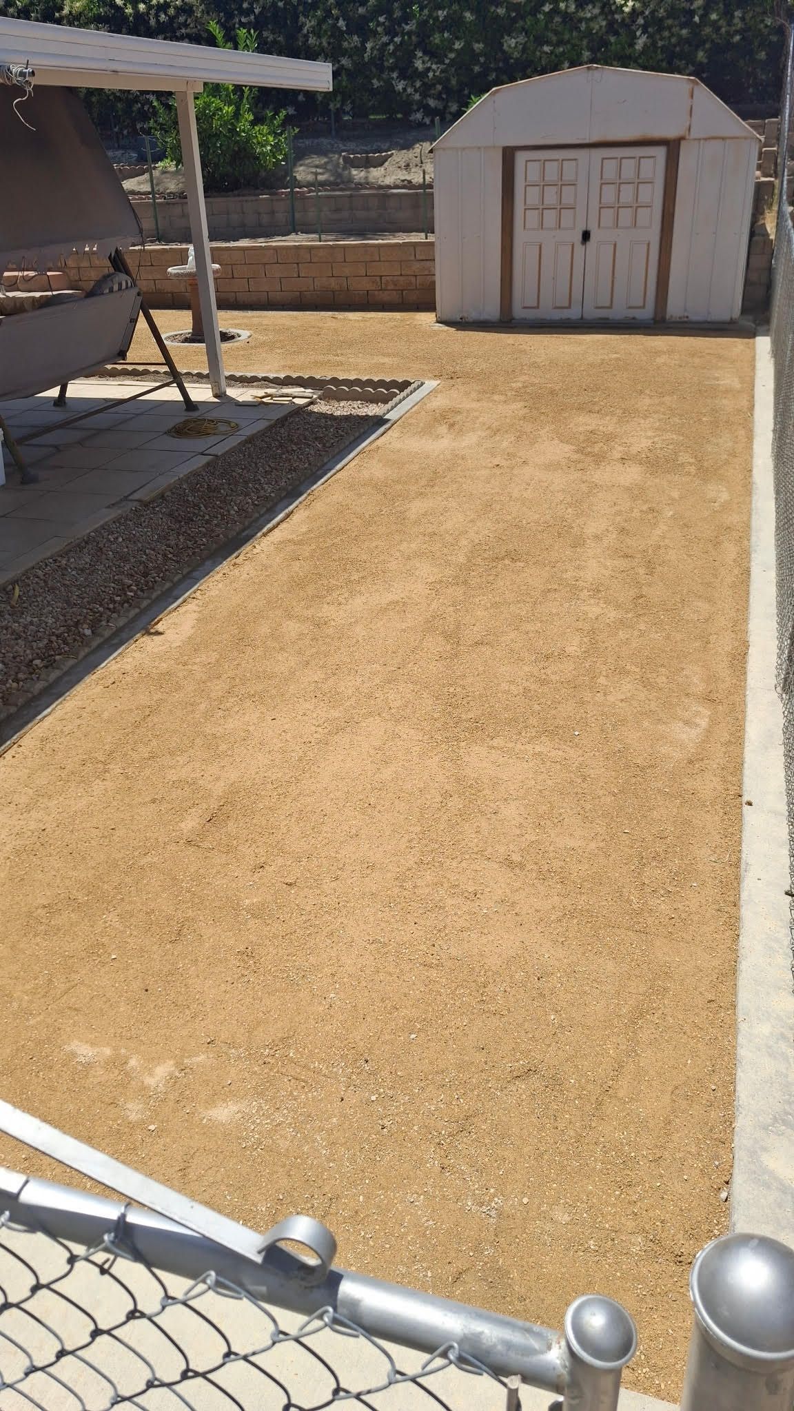 Sand Leveling, Desert Yard Design, Desert Landscaping, Ground Grading, Low Maintenance Yard