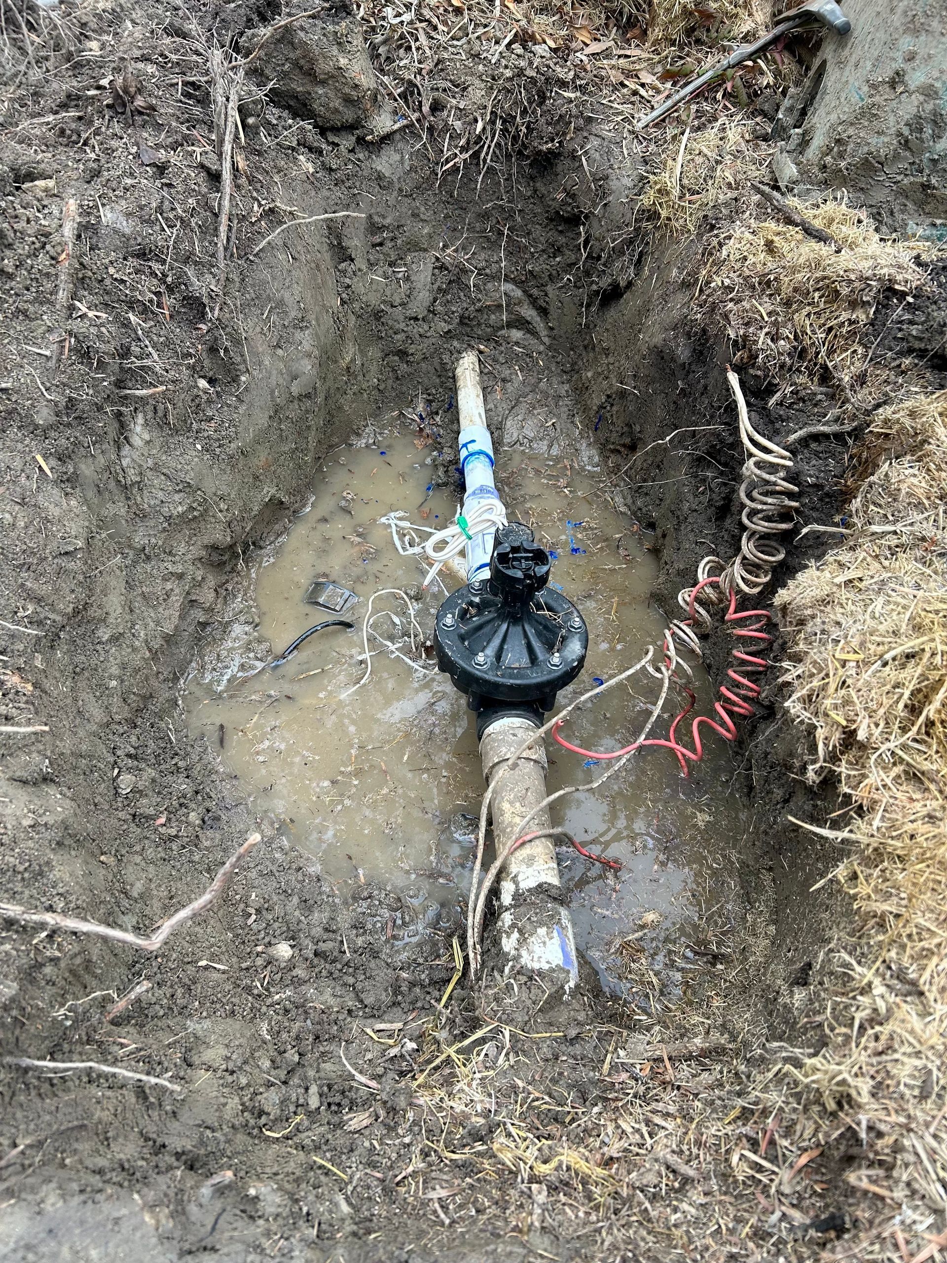 Irrigation Valve Replacement, Irrigation System Repair, PVC Fitting Repair, Sprinkler Zone Testing, Leak Inspection