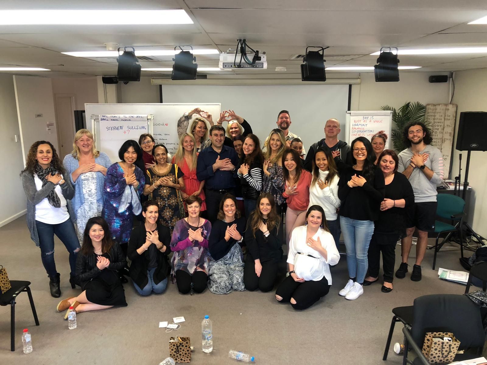 Theta Healing Practitioners in class