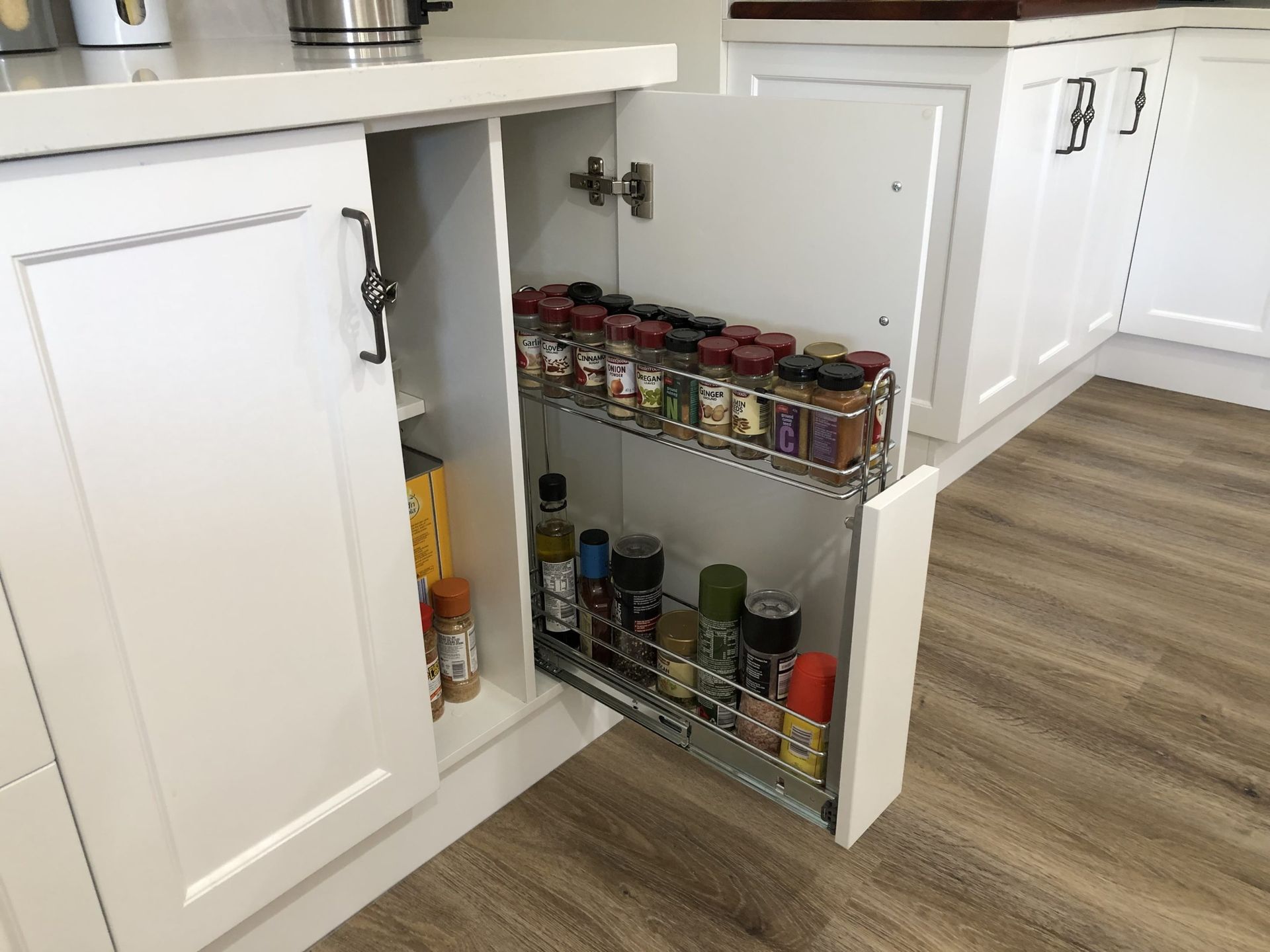 A White Kitchen Cabinet — Craftsmen Kitchens In Monkland, QLD