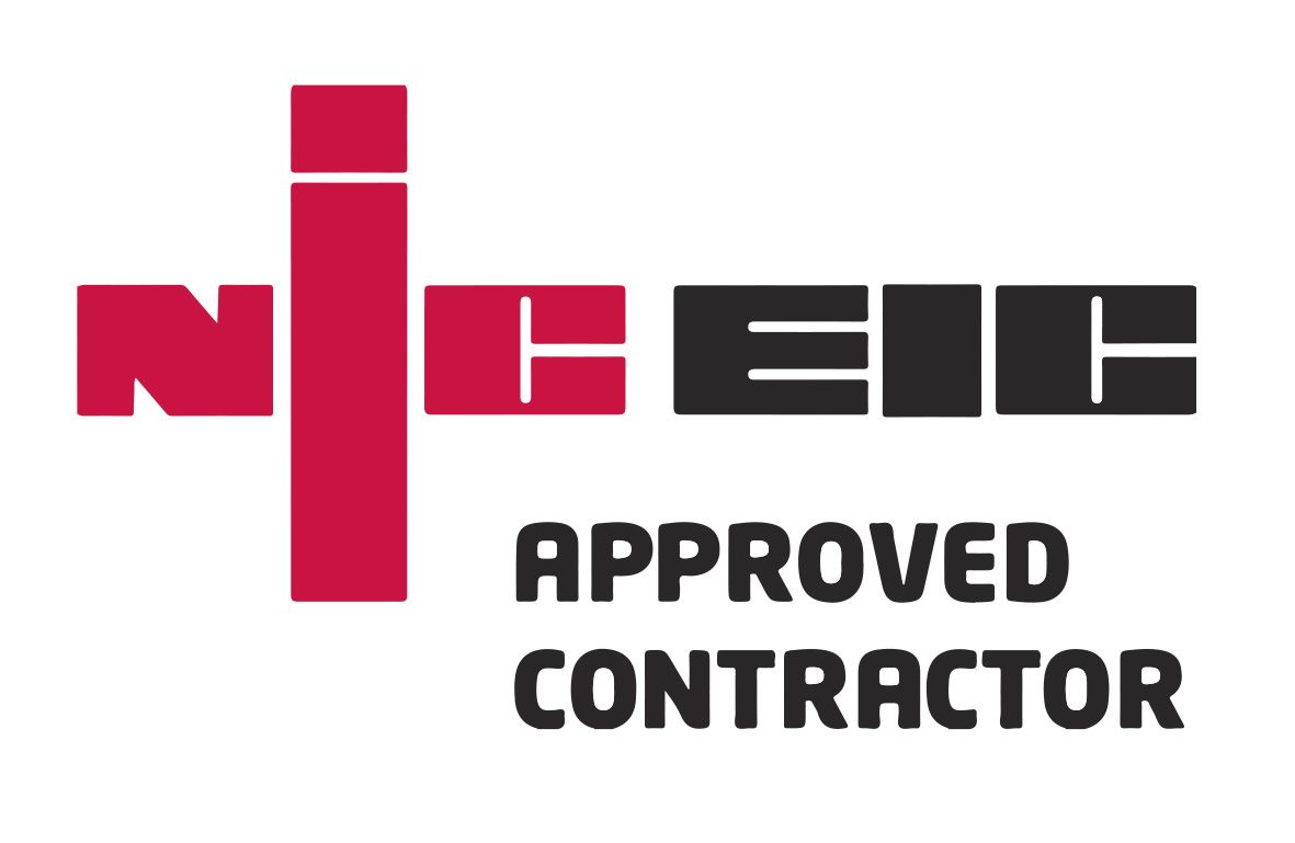 NICEIC Approved Contractor logo in red and black