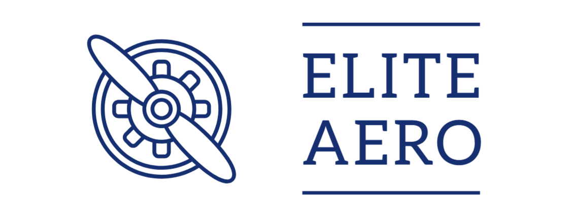 Elite Aero MX aircraft maintenance company logo