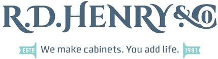 R.D. Henry & Co. logo with the tagline “We make cabinets. You add life.”