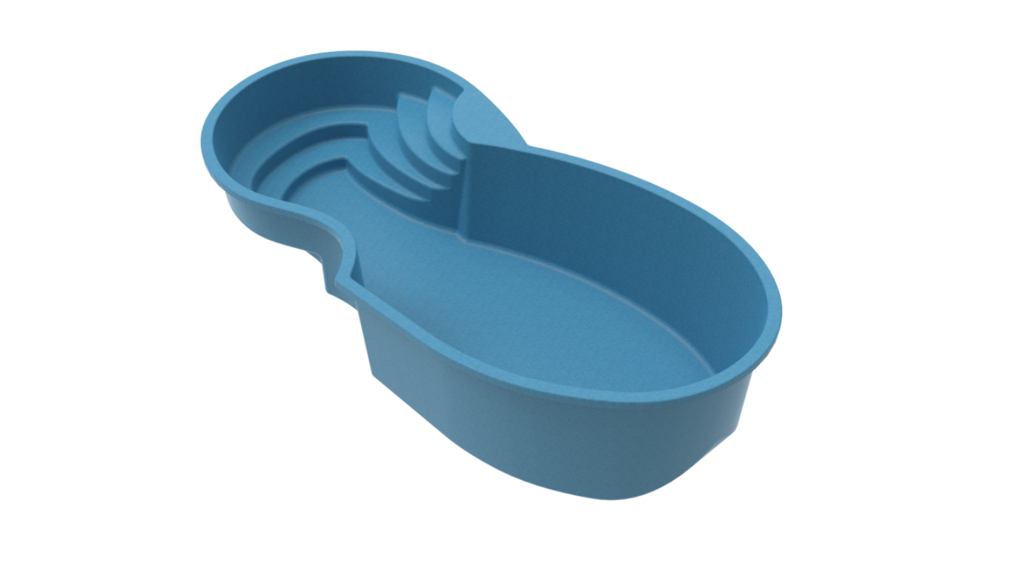 3D model of Glimmerglass pool