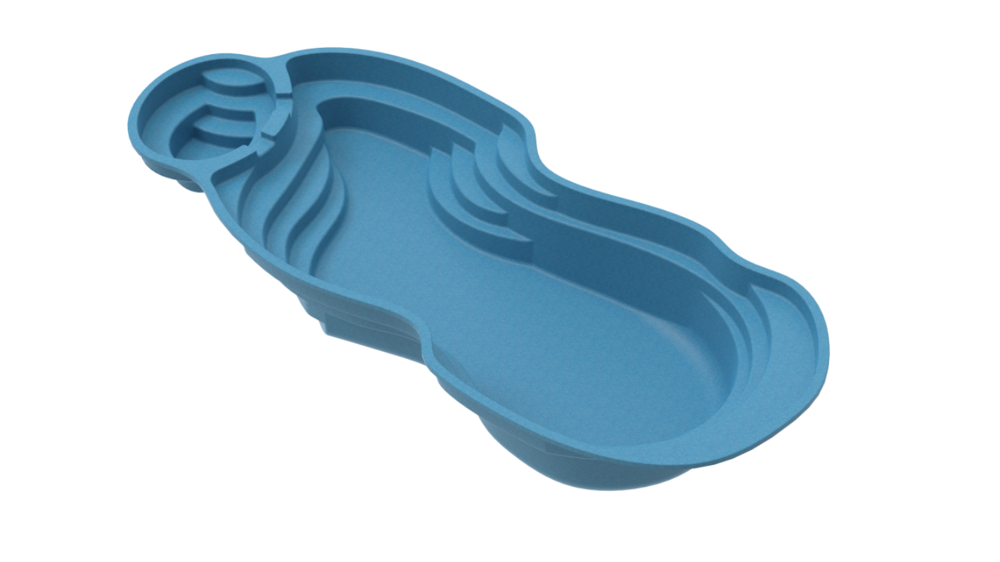3D model of Glimmerglass pool