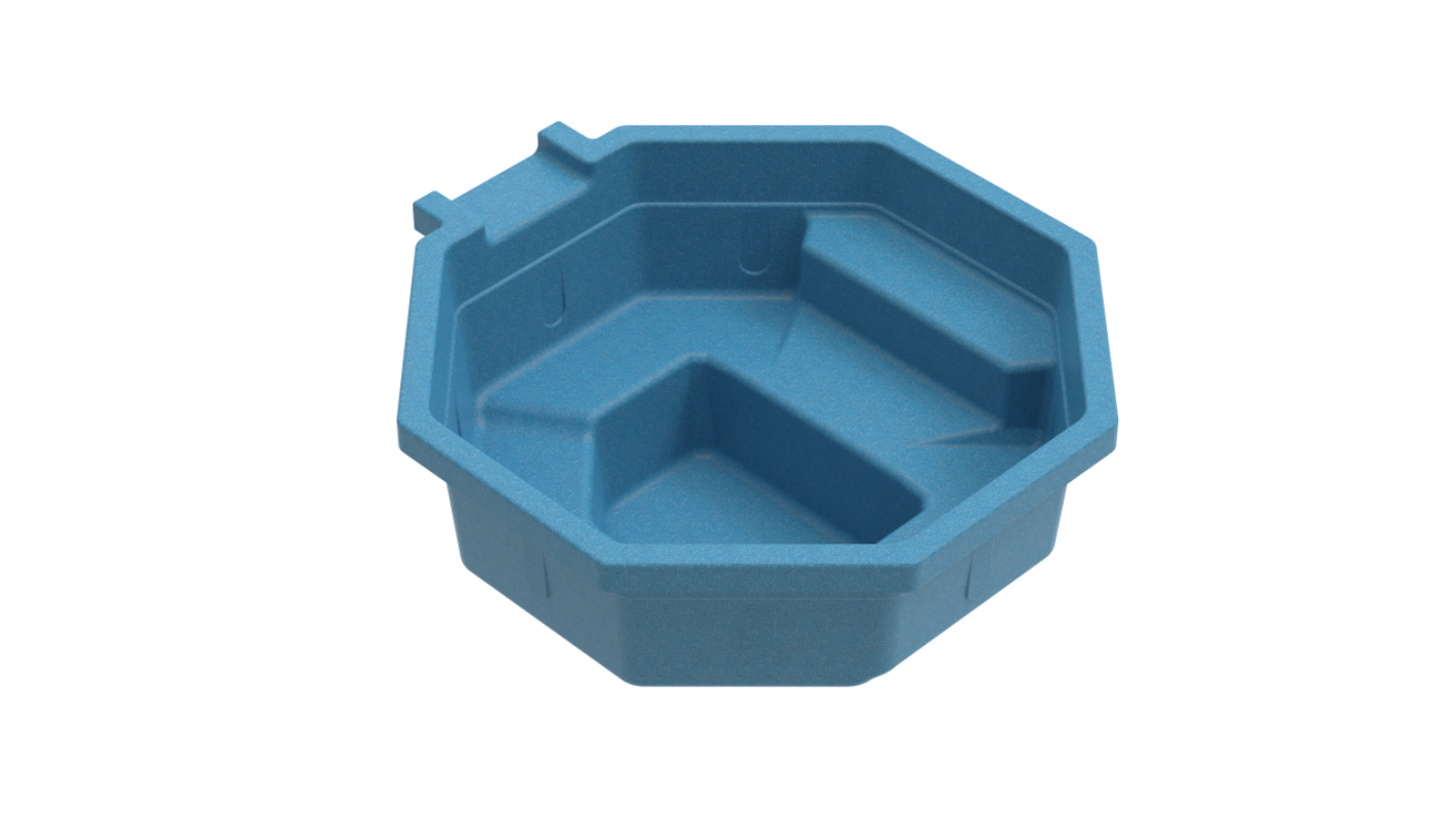 3D model of Glimmerglass pool