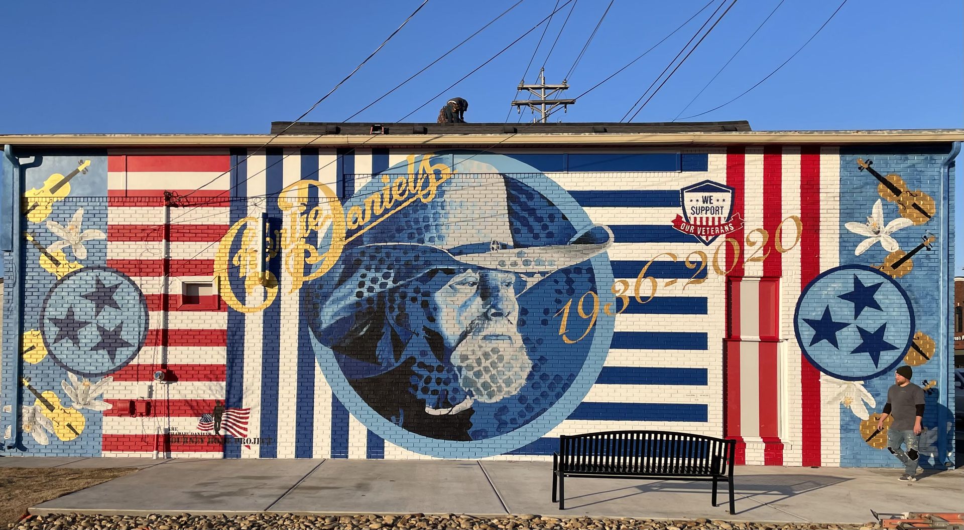 Tribute to Charlie Daniels Exterior Mural