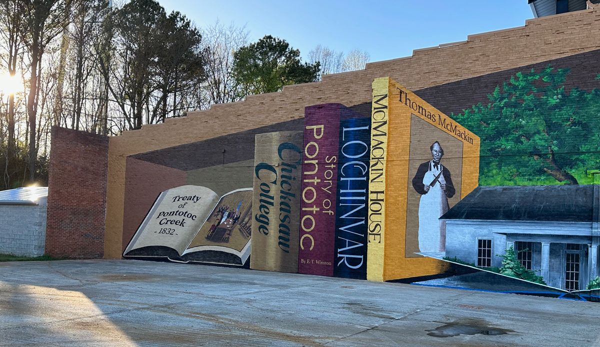 The Amazing History of Pontotoc Mississippi Mural Art