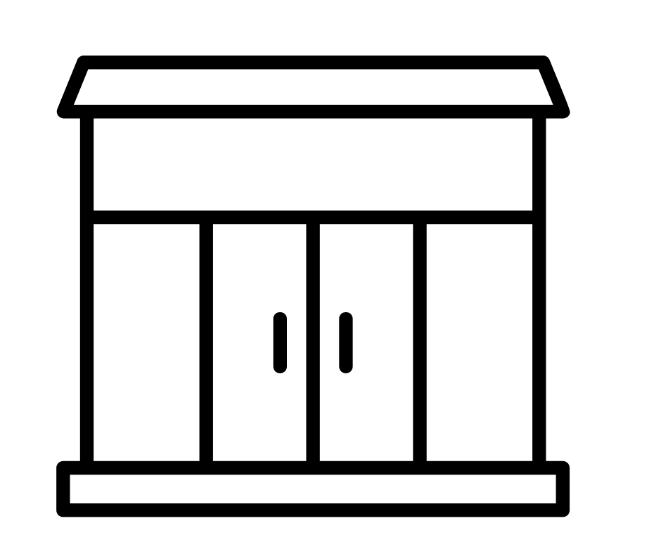 commercial storefront graphic