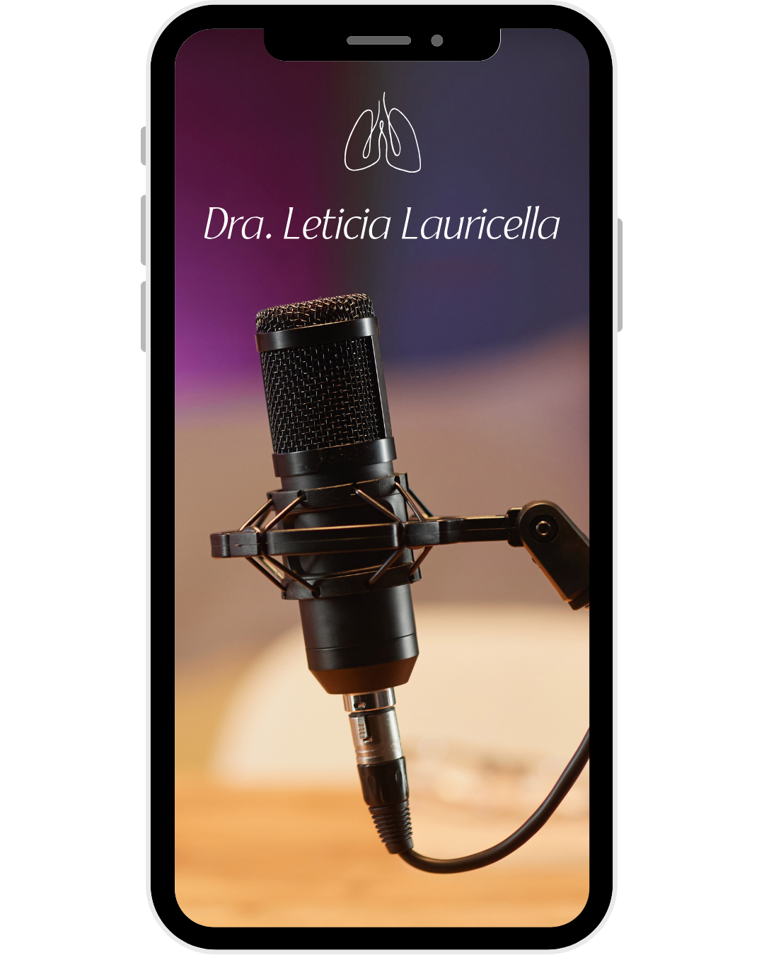 Podcast da Dra. Leticia Lauricella sobre cirurgia torácica