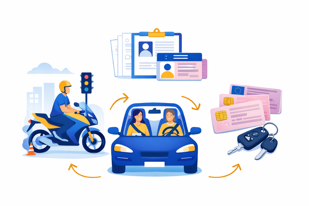 servizi autoscuole a bergamo Sambinelli