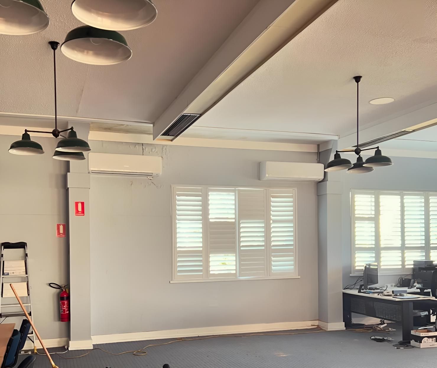 Empty Office With Air-condition Installed — Kiama Air Conditioning in Albion Park Rail, NSW