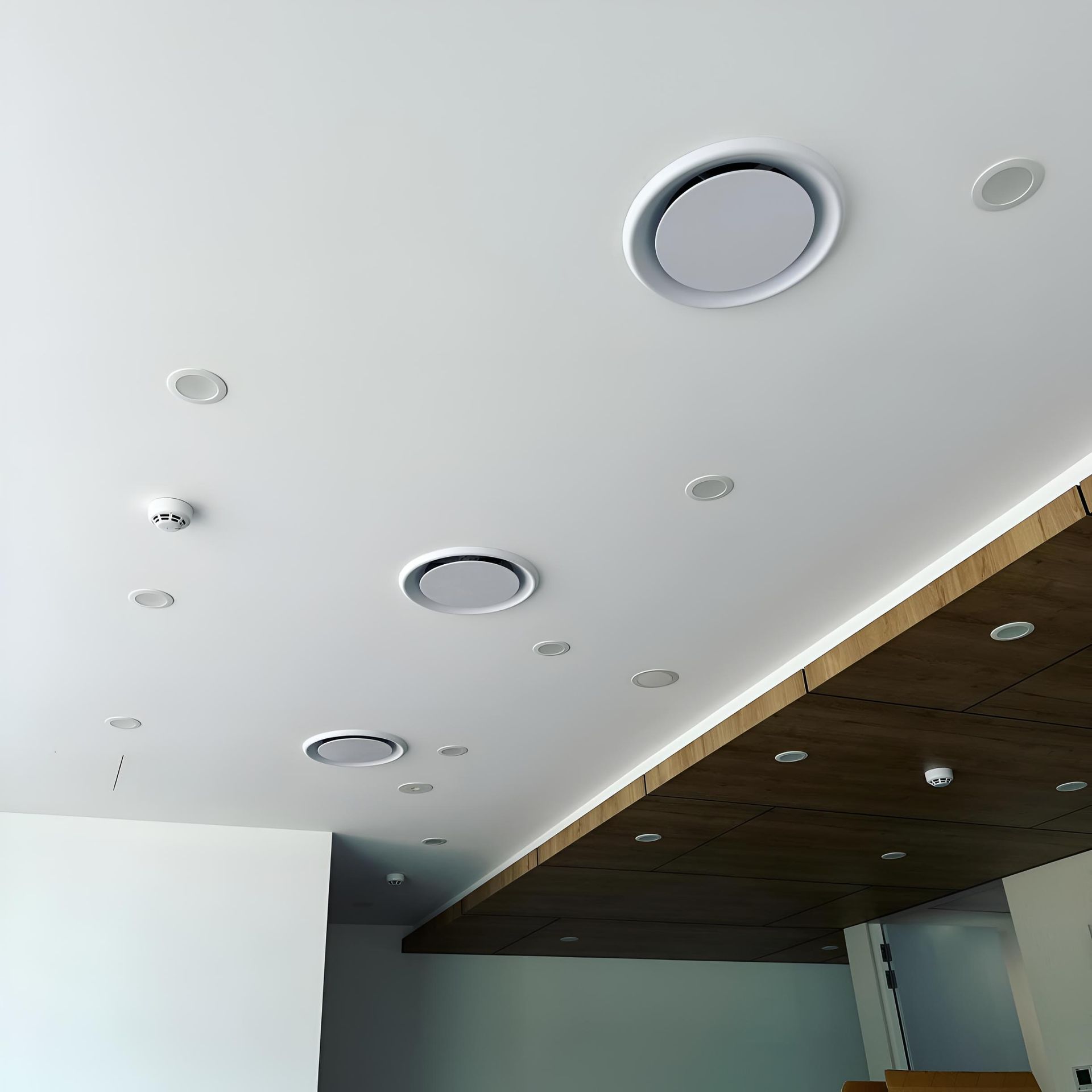 Ceiling With a Lot of Ducted Air Conditioning — Kiama Air Conditioning in Albion Park Rail, NSW