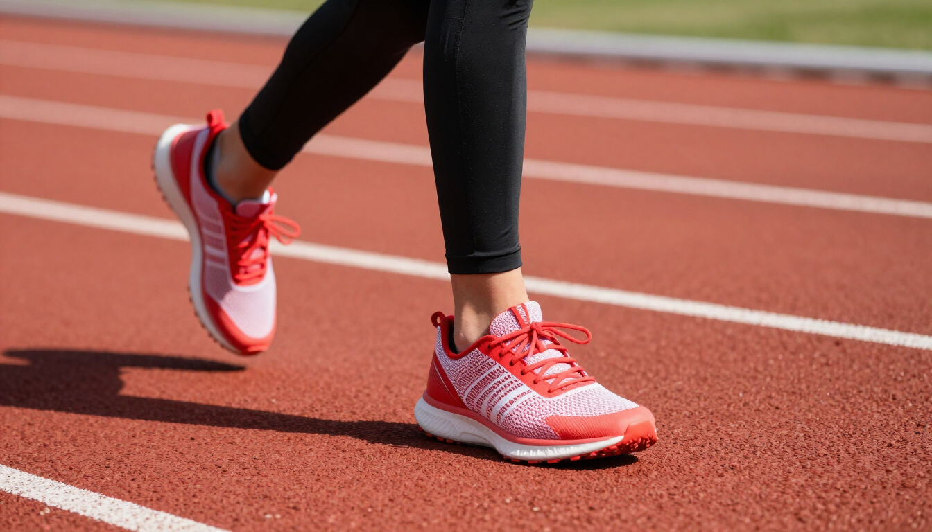 Athlete running
