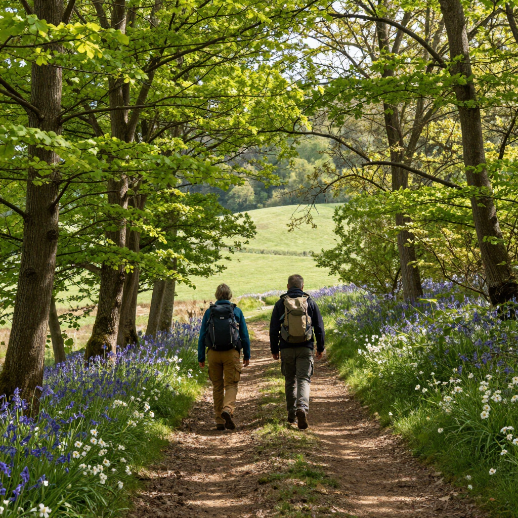 Er zijn mooie wandeling routes in de omgeving 