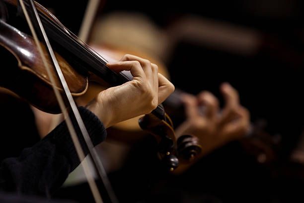 violin playing